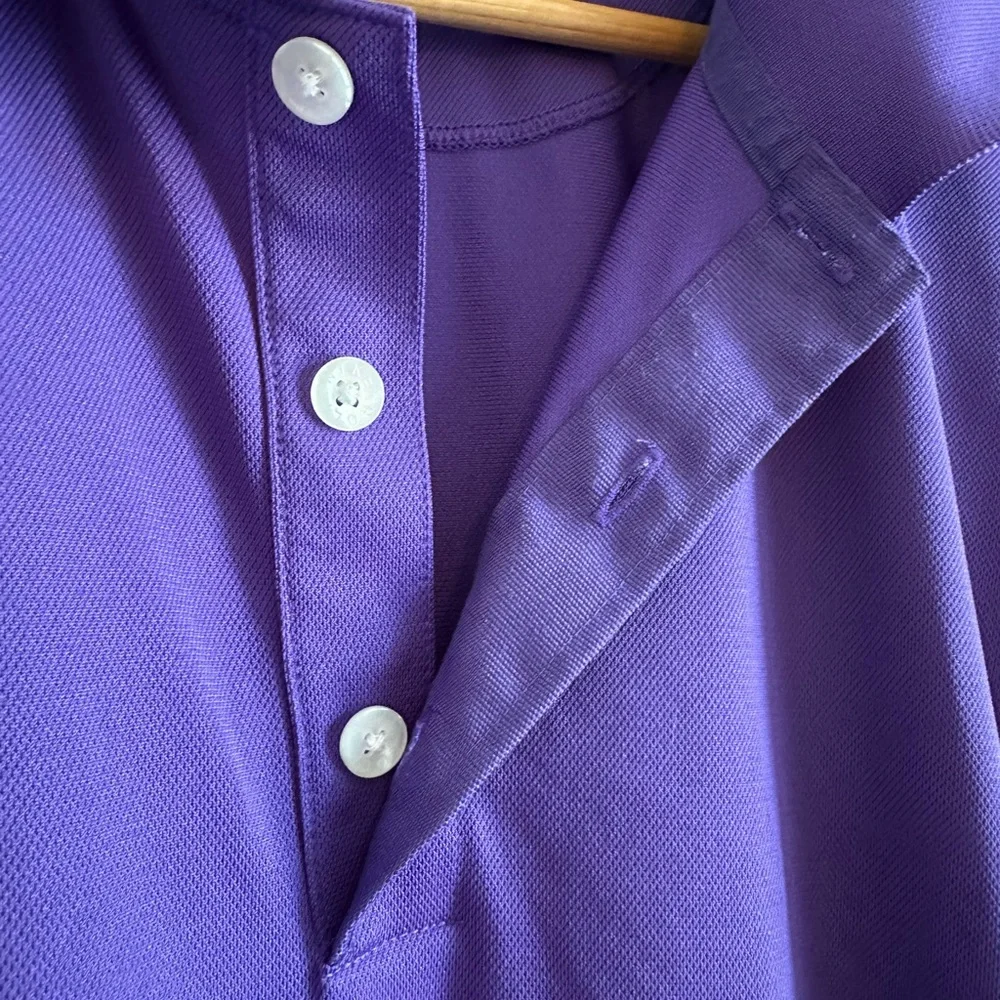 Nike Golf Dri‑Fit Polo Men’s XL Purple | Performance Moisture‑Wicking Shirt‎